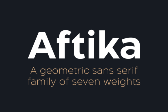 Aftika: A Font for Polished Branding