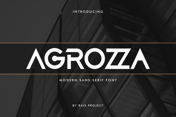 Agrozza: A Bold Sans Serif for Real-World Design