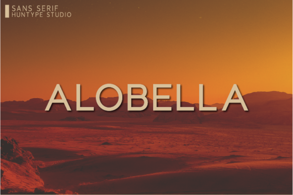 Alobella: A Futuristic Sans Serif