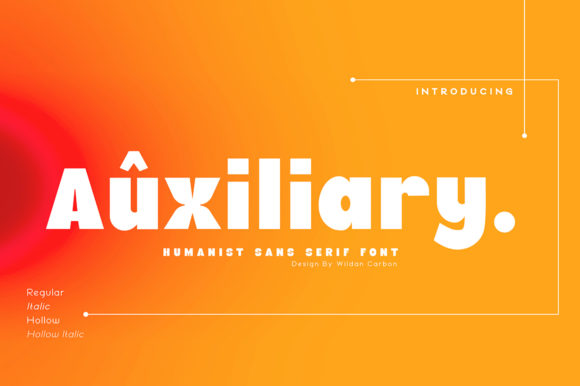 Auxiliary Font: Bold & Beautiful