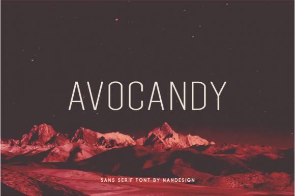 Avocandy: A Font for Bold Campaigns