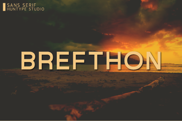 Brefthon: A Clean Sans Serif Font for Crafters