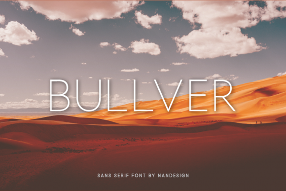 Bullver: A Modern Sans Serif Font
