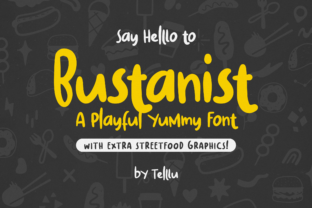 Bustanist Font: A Playful Typeface for Creative Branding Projects