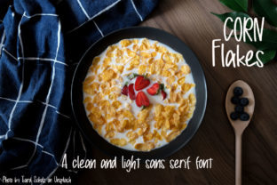 Corn Flakes Font for Business