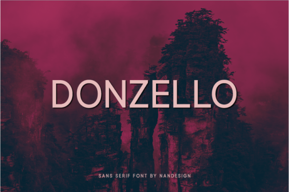 Donzello: A Simple Sans Serif Font
