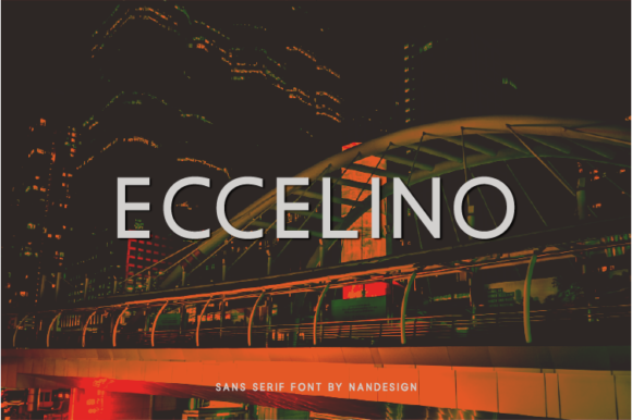 Eccelino: A Clean Sans Serif Font