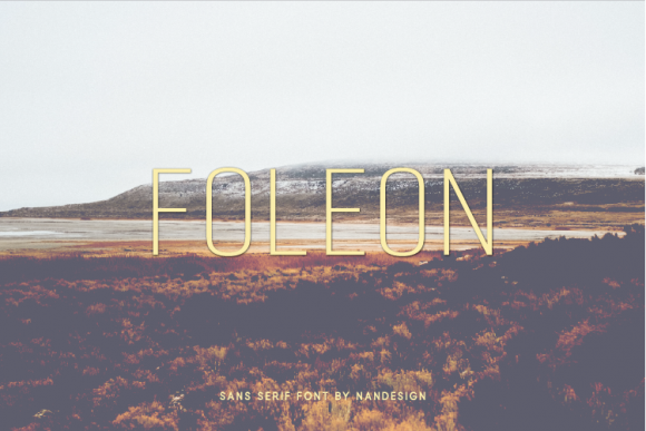 Foleon Font: Modern Design Made Easy