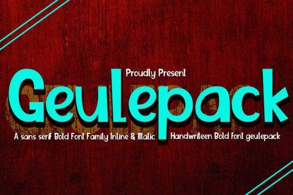 Geulepack Font for Creative Projects