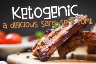 Ketogenic: A Bold, Handcrafted Font