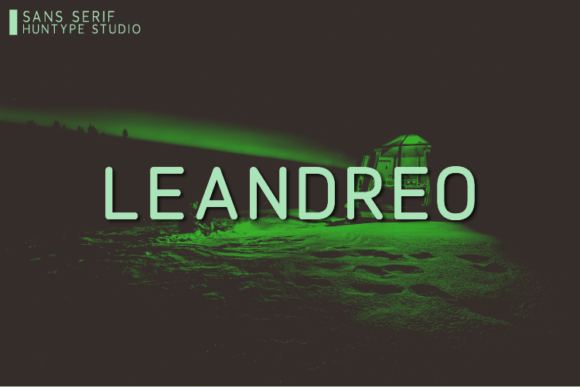 Leandreo: A Clean Sans Serif for Creative Projects