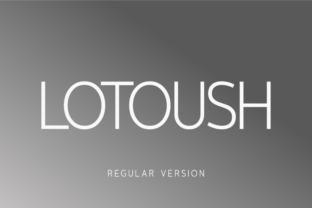 Lotoush Regular: A Refined Font for Elegant Design