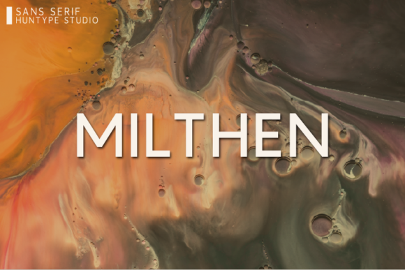 Milthen Font: Modern Sans Serif for Editorial Design