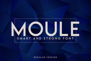 Moule: A Bold Font for Digital Design