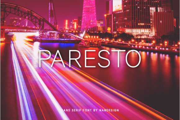 Paresto: A Modern Sans Serif for Web Design