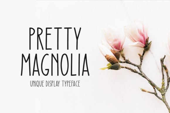 Pretty Magnolia Font for Web Design