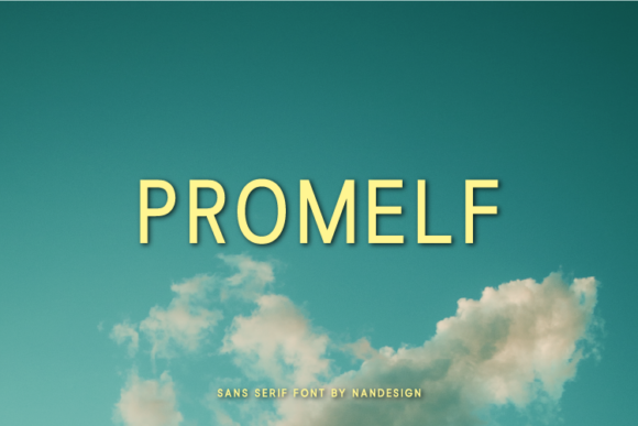 Promelf: A Clean Font for Creative Makers