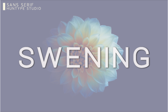 Swening: A Modern Sans Serif for Web Design