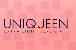 Uniqueen Extra Light: A Delicate Sans Serif for Modern Projects