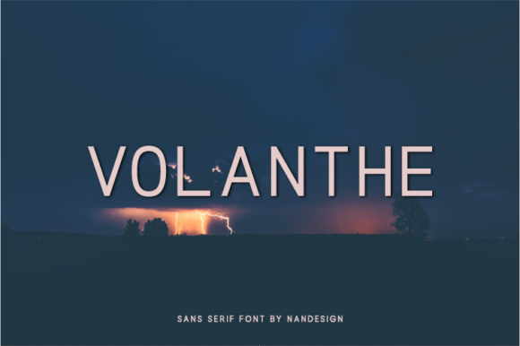 Volanthe: A Simple Sans Serif for Creative Projects