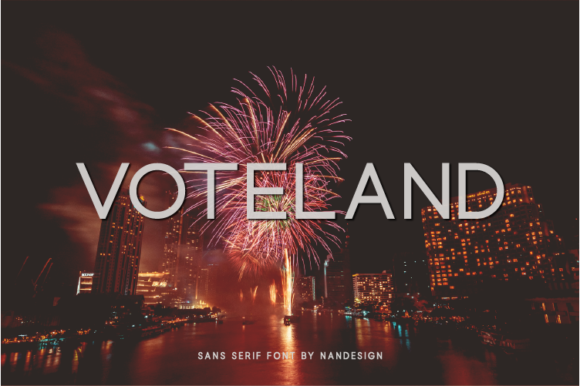 Voteland: A Modern Sans Serif for Creative Web Design
